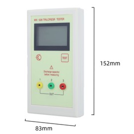 MK-328 Multifunction Transistor Tester, TR ESR Inductance Capacitance Resistor, Electronic Meter for NPN and PNP Bipolar Transistors