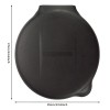 Sailortenx Bucket Toilet Seat with lid,5 Gallon Luggable Loo Bucket