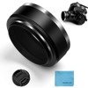 Fotover 62 mm Metal Lens Hood 62 mm for Canon