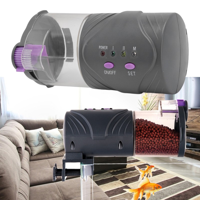 Automatic Fish Feeder Intelligent Electric Timer Fish Food Dispenser for