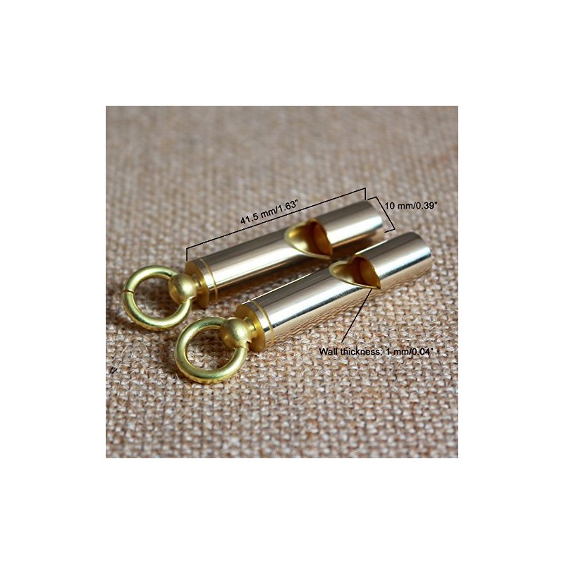 Outmate Premium Mini Emergency Whistle-H62 Brass Loud Version EDC Tools