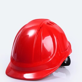 MACHSWON Hard Hat Red ABS Safety Helmet Electrician Labor Protection German Style Breathable Thick Protective Helmet Industrial Hardhats for Building, Construction and Work Sites