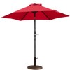 Yaheetech Outdoor Umbrella with Stand, 7.5 Ft Patio Umbrella with