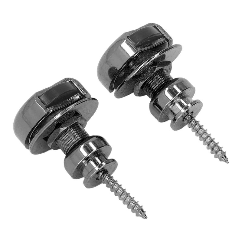 Guitar Strap Lock Set End Button Peg Acoustic Electric Guitars