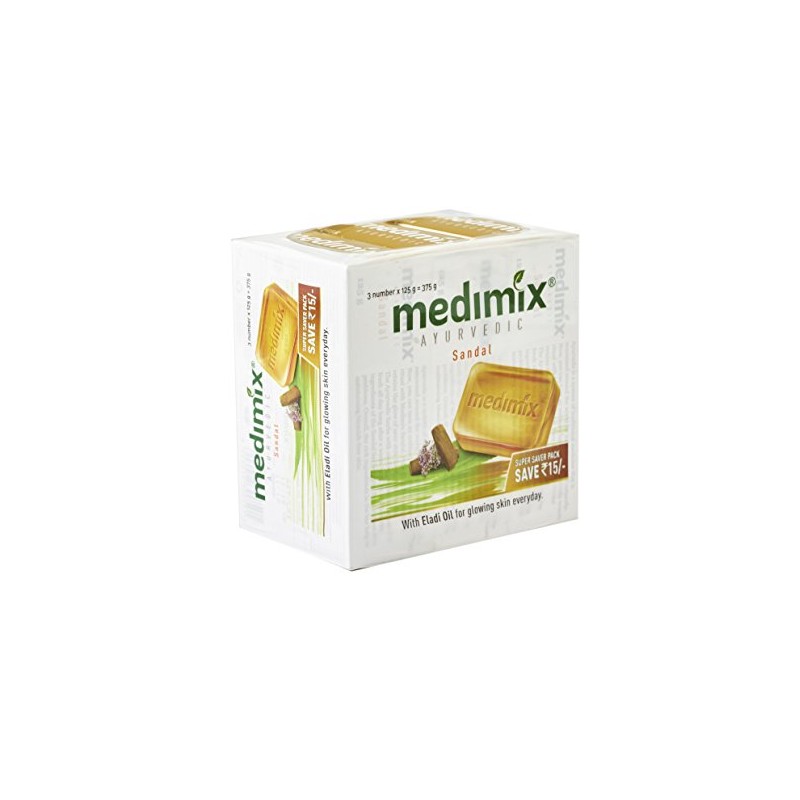Medimix Ayurvedic Sandal Soap, 3x125g