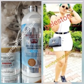 morrocan 2pcs. Morrocan Argan Super Bleaching Shower & Goat Milk Repair Scrub Face & Body