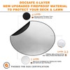 DocSafe 38 x 38 inches Round Fire Pit Mat, Upgraded