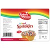 Bakers Choice Rainbow Sprinkles for Baking - Rainbow Jimmies Sprinkles