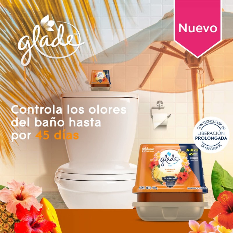 Glade® Aromatizante de ambiente en gel hawaiian breeze
