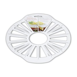 Städter 14 oder 18 Stücke Torteneinteiler 14/18 Teile, Kunststoff, weiß, 27.5 cm