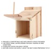 Innovative Wooden Birdhouse Natural and Safe DIY Outdoor Wooden Birdhouse