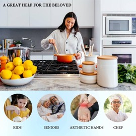 Electric Can Opener, No Sharp Edge Can Opene, One-Touch Electric Can Opener with Auto Shut,Best Kitchen Gadgets Electric Can Openers for Seniors with Arthritis,black3232