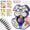 Joyesplay Easter Egg Decoration Set, Easter Eggs for Painting with