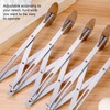 7 Wheel Pastry Cutter Roller Stainless Steel Multifunction Adjustable Width