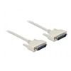 Delock Serial Cable D-Sub 25 Male to Male 0.5m