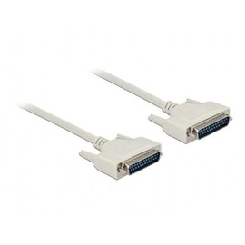 Delock Serial Cable D-Sub 25 Male to Male 0.5m