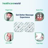 TENS Electrode Combo Pack Compatible with TENS and EMS Machines