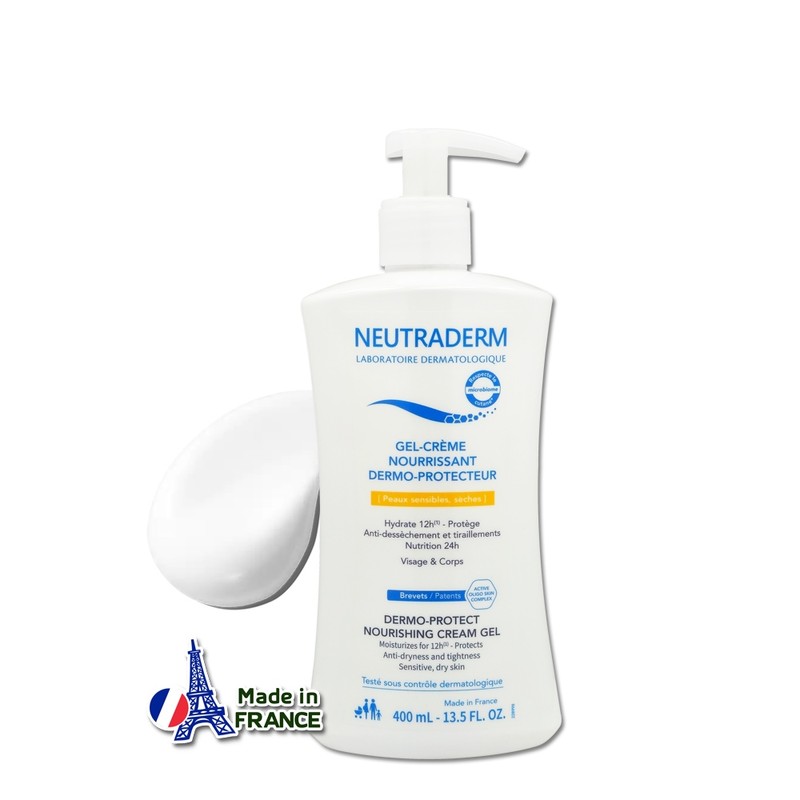 Nutraderm Nourishing Gel Cream 400ml+200ml Total 600ml Dermo Protect Gel