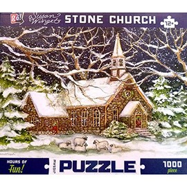 Go! Games, Susan Winget Stone Church 1000 Piece Puzzle