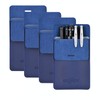 CACTURISM Pocket Protector, 4 Pack Premium PU Leather Men Women
