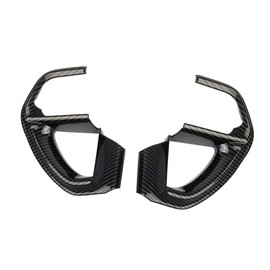 Cubierta de volante de fibra de carbono, accesorios para Toyota Tundra 2022+ Sequoia 2023+