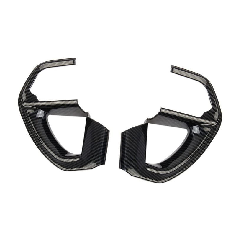 Cubierta de volante de fibra de carbono, accesorios para Toyota