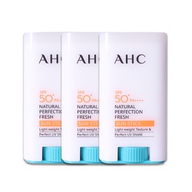 AHC Natural Perfection Fresh Sun Stick 17g 3pcs SPF50+ PA++++ Waterproof / AHC 내추럴 퍼펙션 프레쉬 선스틱 17g 3개 SPF50+  PA++++ 워터프루프