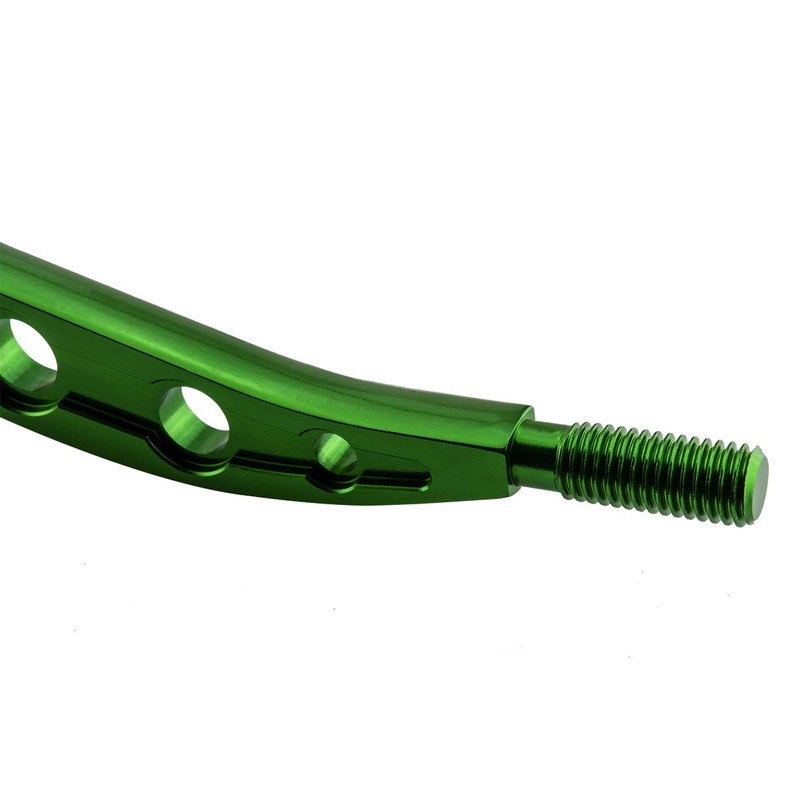 VMS RACING Dual Bend SHORT THROW SHIFTER in GREEN CNC