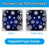 Christmas Window Stickers, Reusable PVC Double-Sided Window Stickers, Christmas Decoration