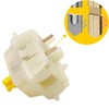 DRAOZA Gateron Milky Yellow Pro,5 Pin Switches pre lubed for