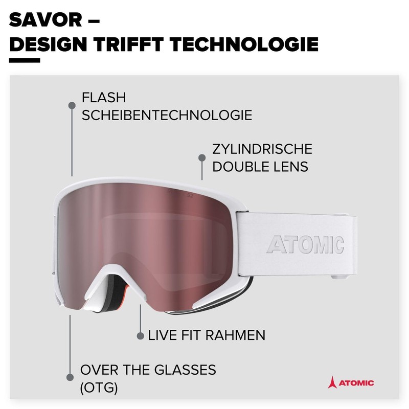 Atomic Savor for Adults - White - Comfortable Live Fit