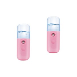 Mikinona 2pcs Face Sprayer Nano Face Sprayer Non-slip Handheld Device Charging