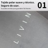 Tapetes Para Bano Antiderrapantes Absorbente Alfombrila Gris