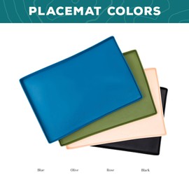 Wilderdog Silicone Pet Placemat Made with 100% Food-Grade Silicone Cone, BPA, PVC, and Phthalate-Free. Non-Toxic, Dishwasher Safe Feeding mat for Bowls with Spill Catcher and Raised Mountain Logo