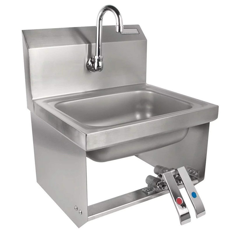 Self‑Closing Faucet Valve, Hands‑ Pedal Valve, for Home Bar(Single Temperature