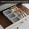 ideamake Spice Drawer Organizer, 3 Tier Non-Slip Silicone Seasoning Jars