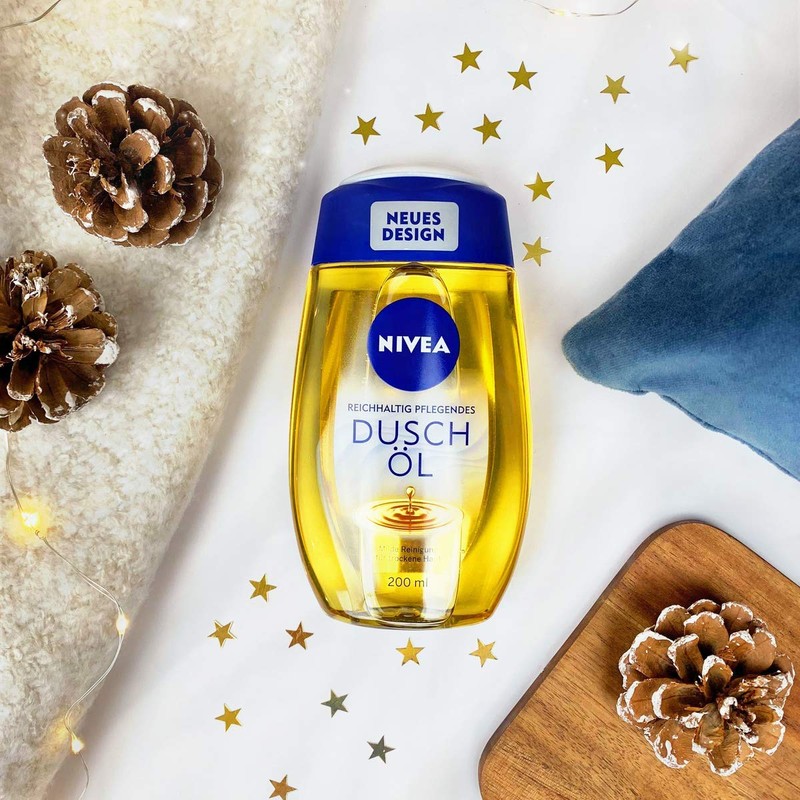 Nivea Natural Shower Oil, Pack of 2 (2 x 200