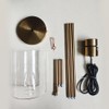 KLSS Brass Pendant Lights Kitchen Island,Modern Farmhouse Clear Glass Pendant