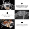 Grill Warming Rack Heavy Duty Stainless SteelGrate Portable Camping Grill