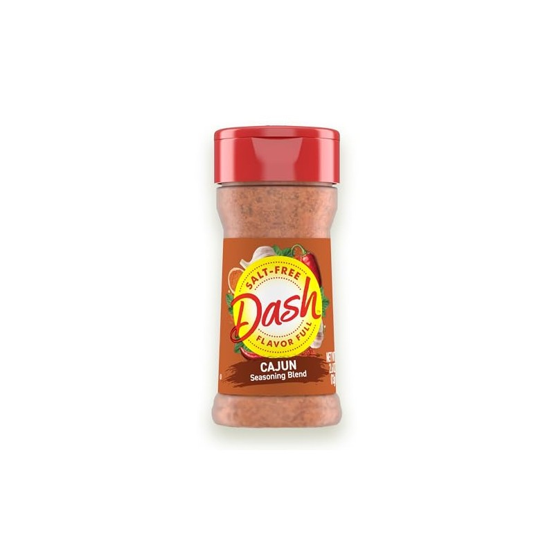 Dash Salt-Free Seasoning Blend, Cajun, 2.6 Ounce