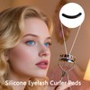 30Pcs Eyelash Curler Refill Pads Compatible with Shiseido，Silicone Soft Rubber