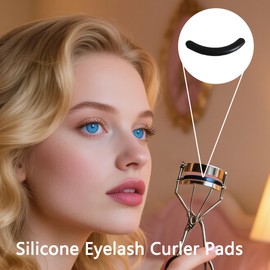 30Pcs Eyelash Curler Refill Pads Compatible with Shiseido，Silicone Soft Rubber Curler for Universal Eyelash Curler