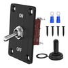 RVMARINEPAT Heavy Duty Toggle Switch 12V DC 30A Waterproof 2
