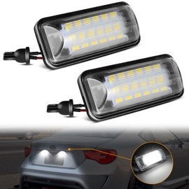 GemPro LED License Plate Light for Toyota 86 ZN6 GT-86 FT-86 NC6 Subaru BRZ ZC6 WRX STI S4 VAB VAG Exigaya Forester SJ XV GP7 GPE GT3 GT7 Impreza G4 GJ2 GJ3 GJ6 GJ7 Inn Presa Sport GP Gassi B4 BM9 BMM