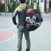 Soccer Bags for Treats Footbal Basketball Mesh Bag for Coaches