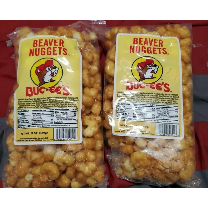 Buc-ees 4 bags 13 Oz BUC-EE'S Beaver Nuggets Sweet Corn