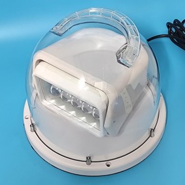White Handheld Led Search Light 8 Inch 50W 360 Degrees Unlimited Rotating Remote Control Waterproof Work Light Spot Led Driving Lights Fog Lights Offroad Lights Hunting SUV ATV 4X4 Truck Boat Light