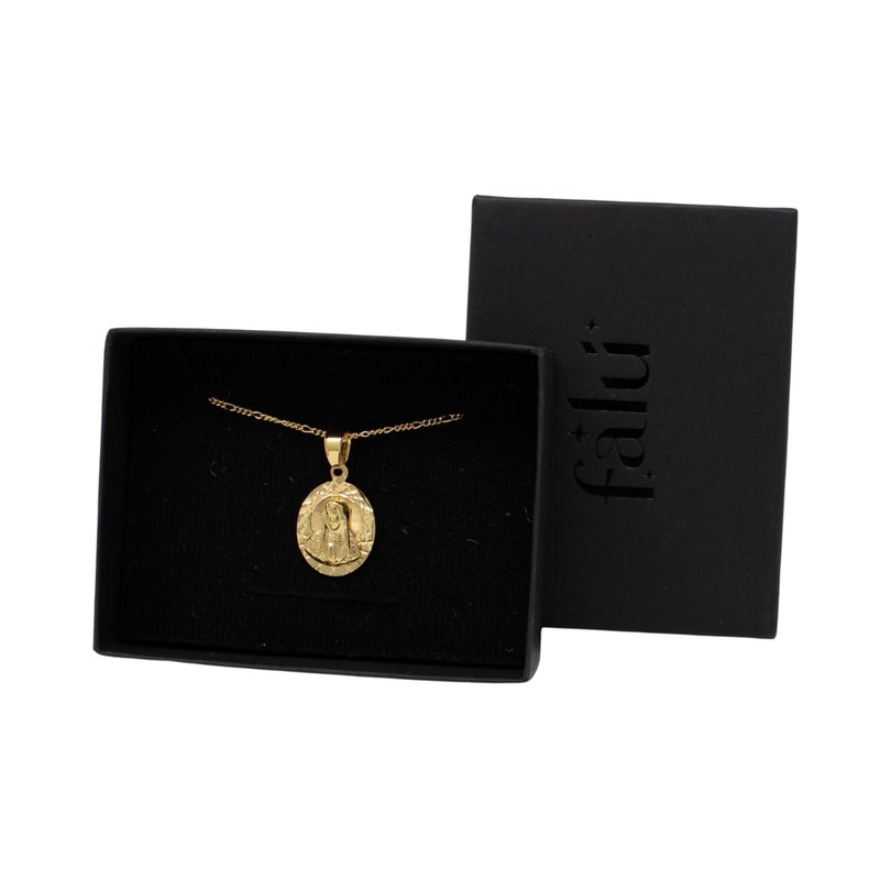 Collar con medalla de la Virgen de Guadalupe Chapa de