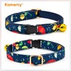 Umbrellas Cat Collar, Safety Breakaway Kitten Collar, XXS (6" -