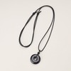 COAI Necklaces with Donut Pendant, Obsidian, Obsidian